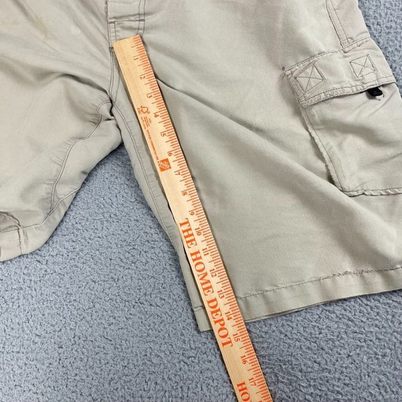 Vintage prAna Shorts Men's Size XL Beige Belted‎ 90's Used - Picture 7 of 9